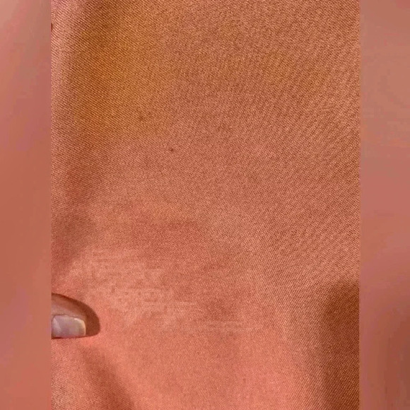 Womens Button Down Tie Front Blouse By Style Envy Size Small Oversized in Coral - Picture 3 of 11